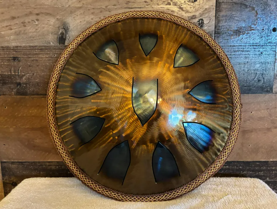 Handcrafted tongue drum